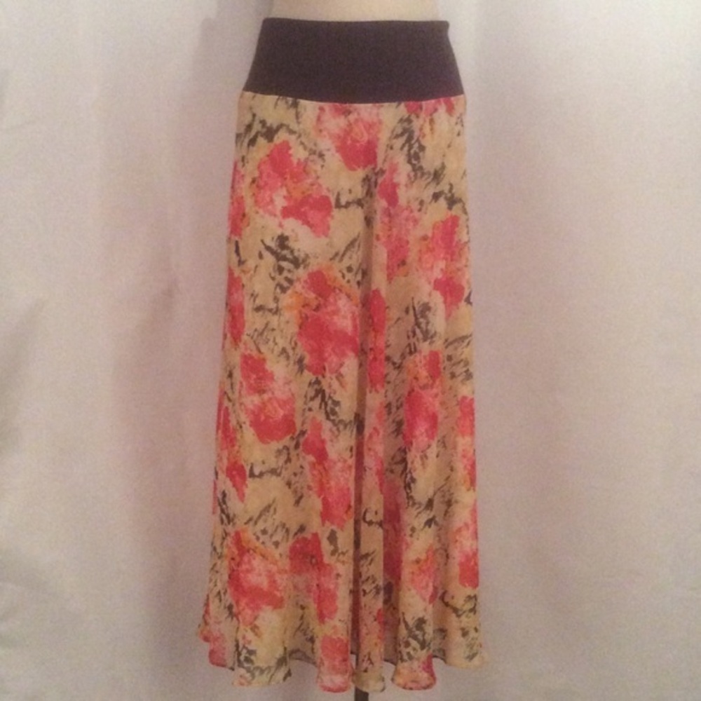 Jones New York Floral Maxi Skirt EUC Size Medium